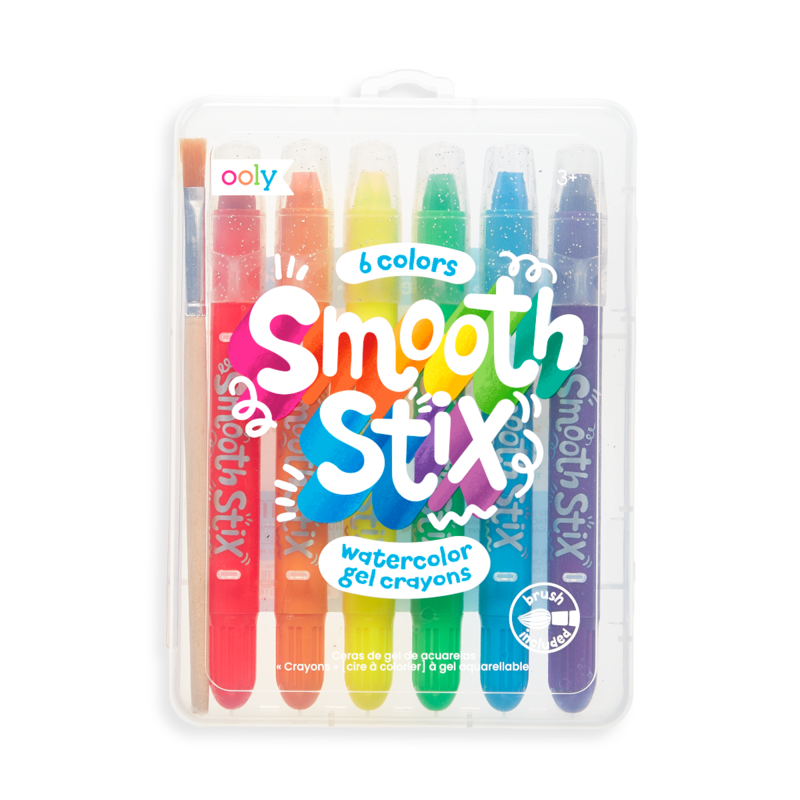 Smooth Stix Watercolor Gel Crayons - set of 6 – Oh Happy Fry