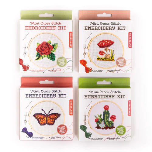 Kikkerland Designs - Mini Cross Stitch Butterfly